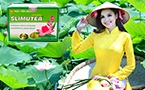 Trà lá sen giảm cân slimutea ở Bình Thuận