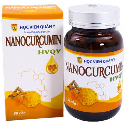 Viên uống Nano Curcumin HVQY (hộp 30 viên)